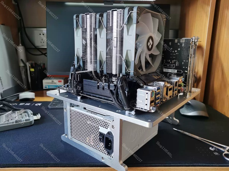 Aluminum Open Frame Test Bench Water Cooling - Открытая алюминиевая тестовая стойка для ПК,