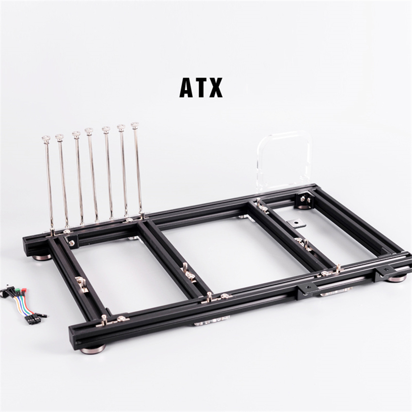 Aluminum Open Frame Test Bench Water Cooling - ATX пк тестовый стенд алюминиевый сплав