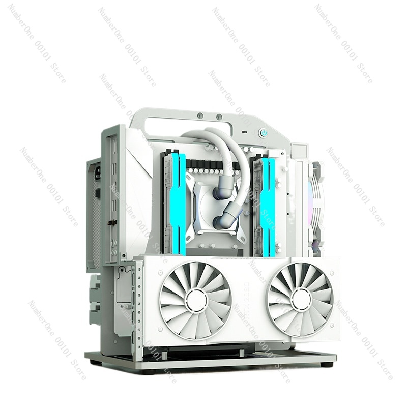 Aluminum Open Frame Test Bench Water Cooling - Портативный корпус-стойка из алюминиевого сплава для