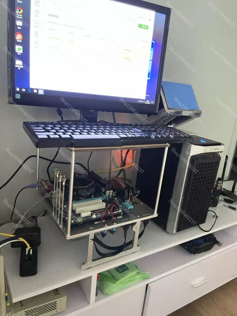 Открытая алюминиевая тестовая  – обзор и цена Aluminum Open Frame Test Bench Water Cooling
